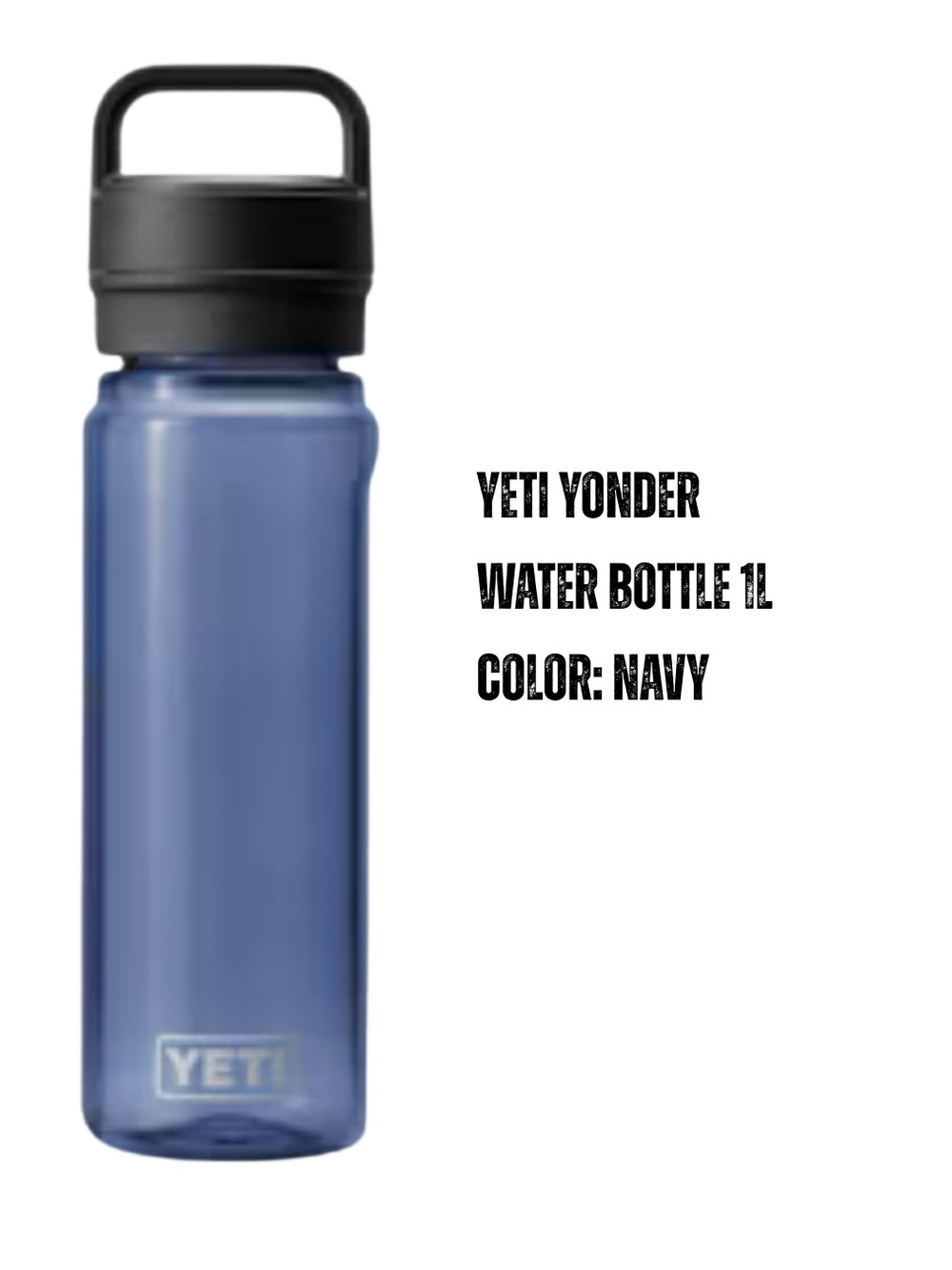 YETI Yonder 1L 34oz Water Bottle Navy NWT